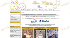 Desktop Screenshot of lisas-kidswear.de